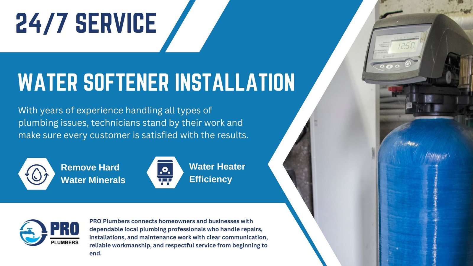 water softener installation in indio